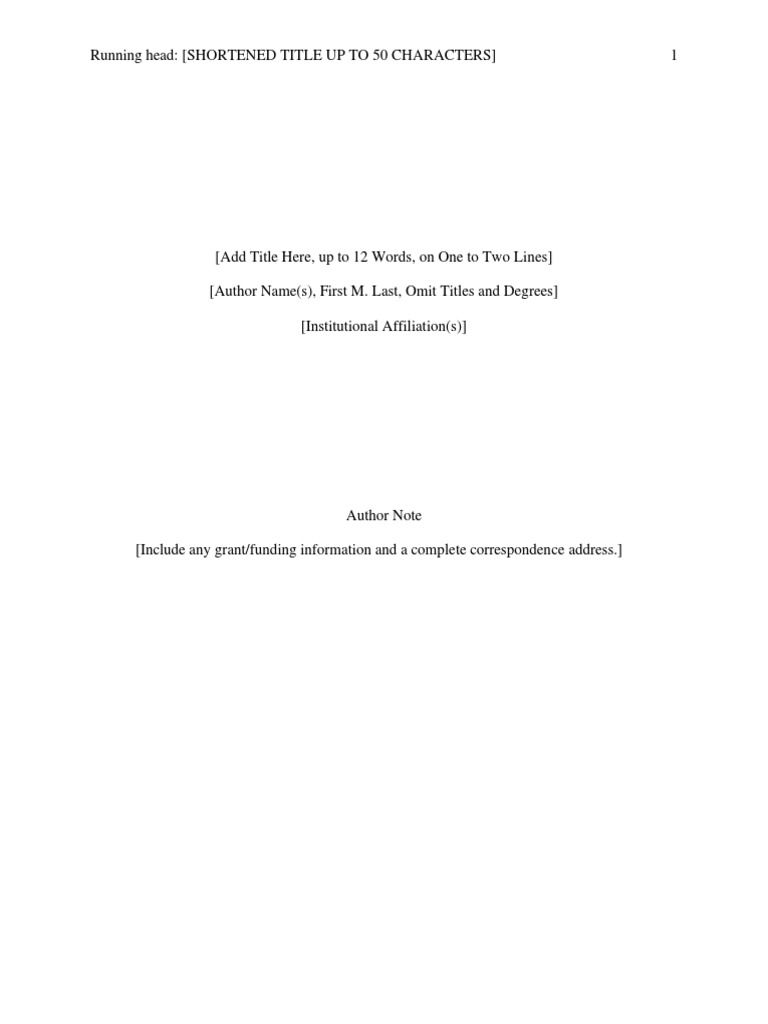 APA Formatting Guide Template | PDF | Paragraph | Note (Typography)