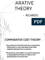 Comparative Cost Theory IT