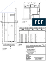 Projeto de telhado de zinco para casa de campo