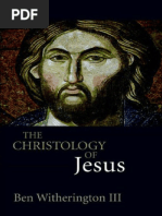 The Christology of Jesus. Ben Witherington III