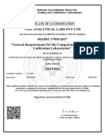 NABL Certificate