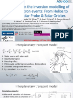 Advances in The Inversion Modelling of Solar Electron Events: From Helios To Parker Solar Probe & Solar Orbiter.