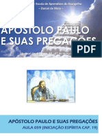 Aula 116 Apostolo Paulo e Suas Pregações