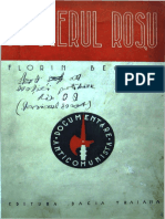 Florin Becescu, Cu Fierul Rosu, Ed. Dacia Traiana, 1942, 406 p