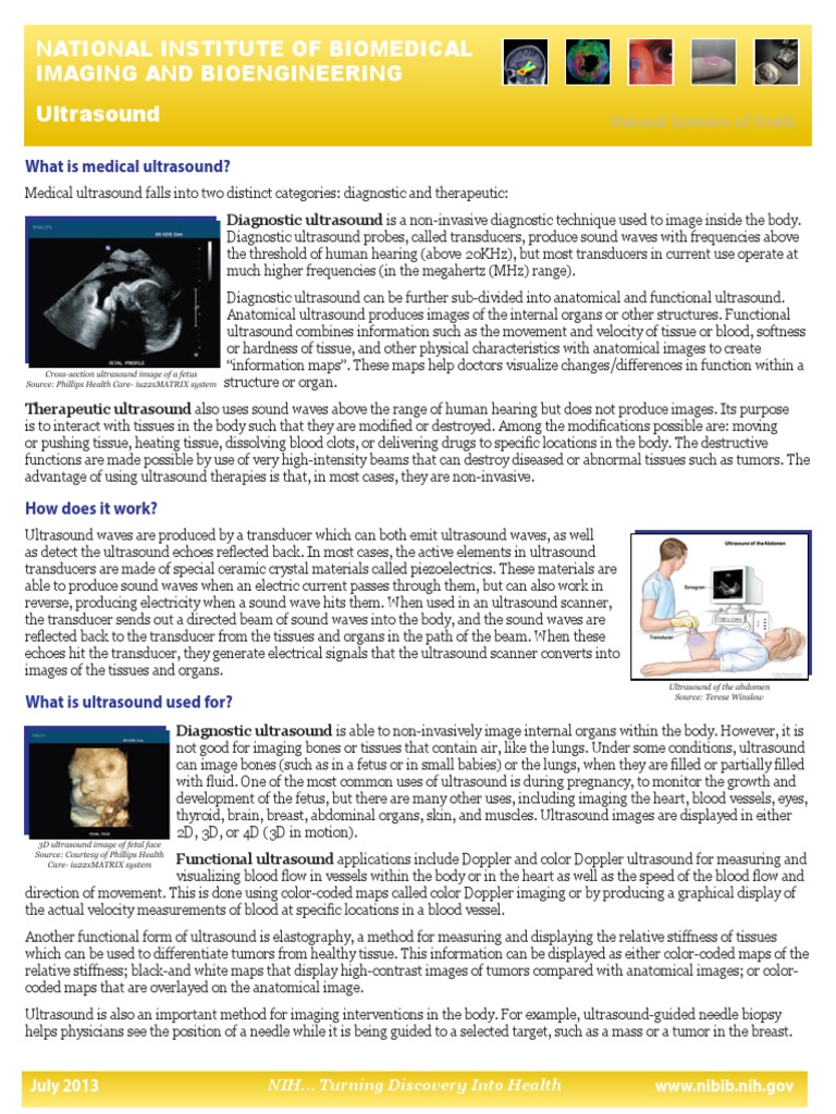 Understanding Medical Ultrasound Techniques | PDF | Medical Ultrasound ...
