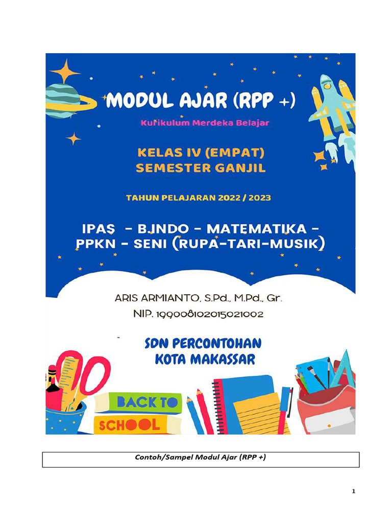 Modul Ajar Kelas 4 Kurikulum Merdeka | PDF