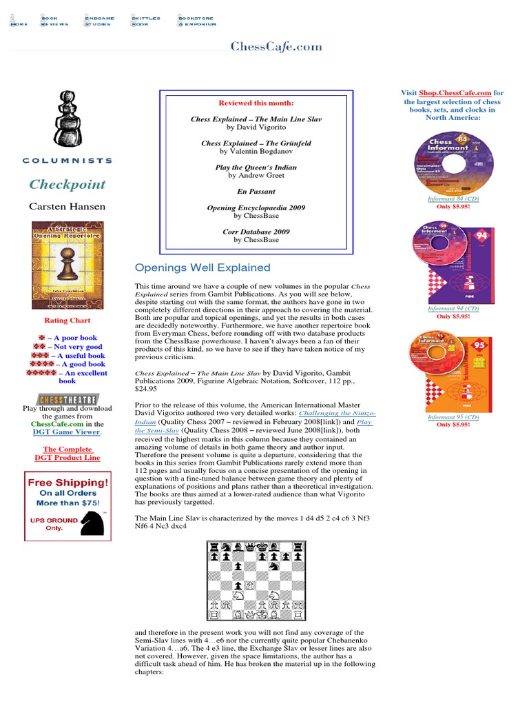 Hansen 121 | PDF | Chess Openings | Competitive Games