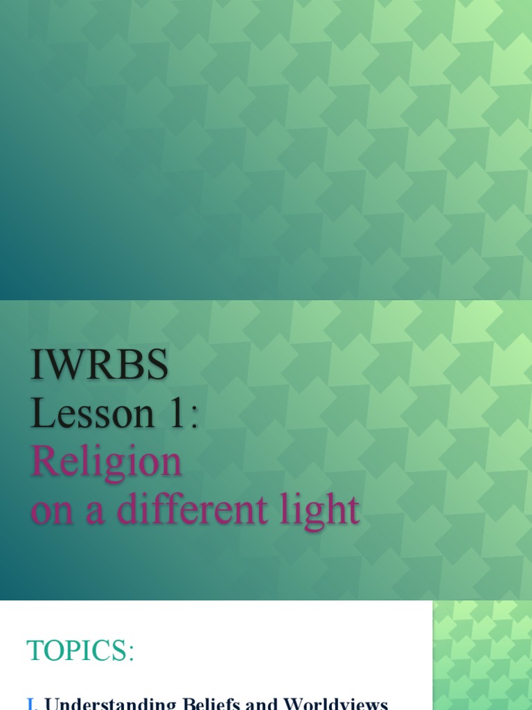 Understanding Religion and Beliefs | PDF | God | Theism