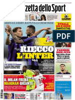 La Gazzetta Dello Sport 31 Agosto 2022