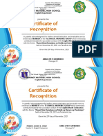 Certificate of Recognition - TWG