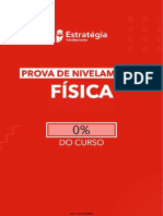 1 Prova de Nivelamento - FÍSICA