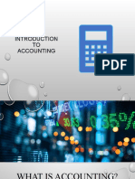 Introduction To Accounting (FABM 1)