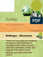 4.1 Organization of Life - Ecosystems