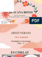 Desti Verani - 2013031035 - Rencana Bisnis