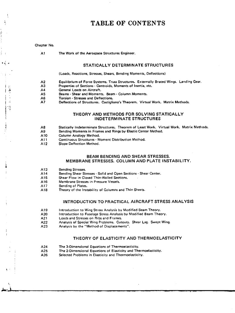 Analysis and Design of Flight Vehicles Structures - Bruhn