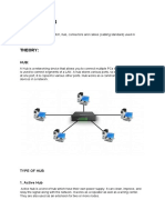 Practical-3: Networking Devices, Connectors, and Cables