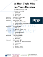 SQA Heat Topic Wise Questions