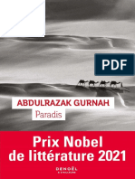 Paradis 2021 Abdulrazak.gurnah