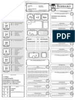 D&D 5e - Ficha - Bárbaro - TARKAN