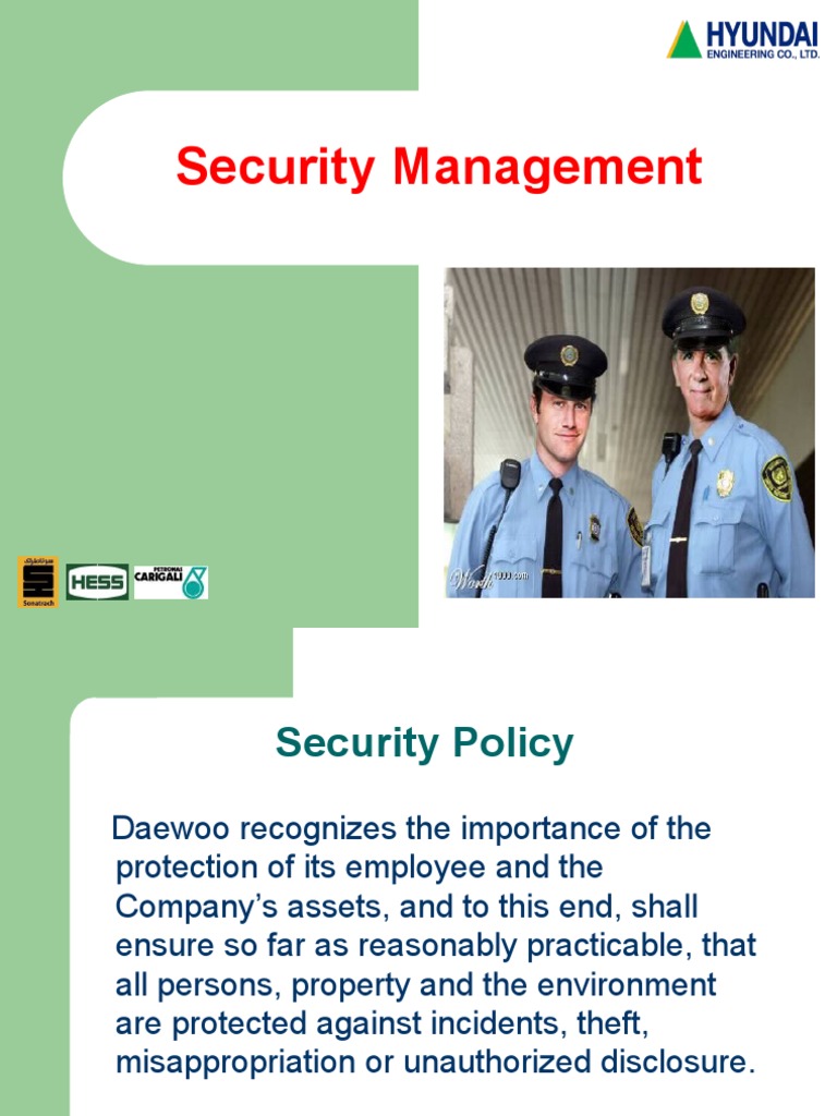 007 Security Management PDF Security Guard Securities
