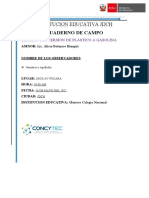 Cuaderno de Campo