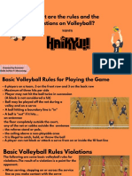 What Are The Rules and The Postions On Volleyball