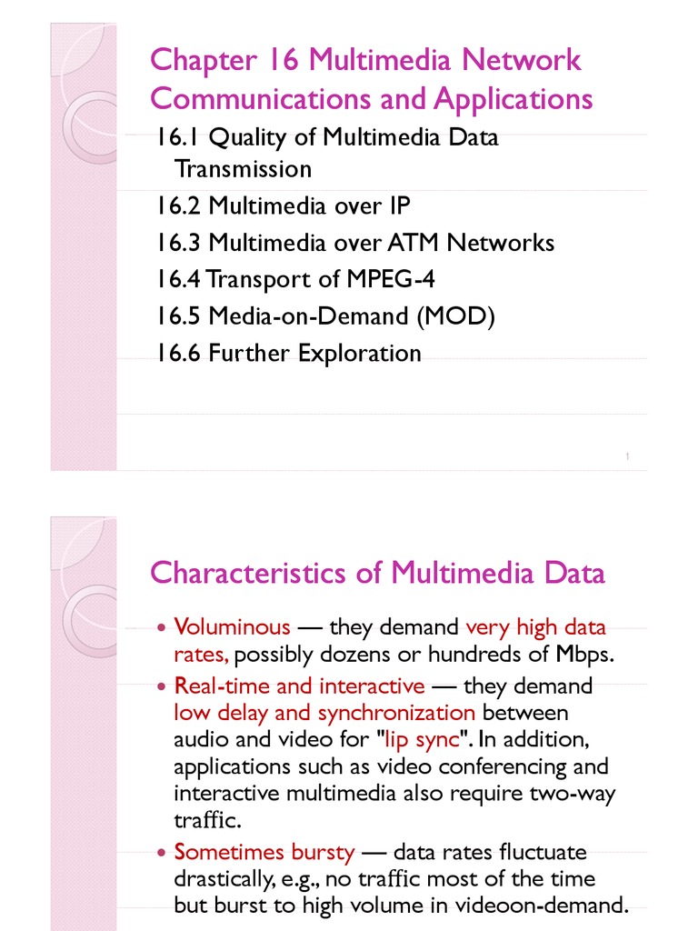 Multimedia Network Quality and Protocols | PDF | Session Initiation ...