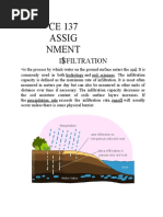 Factors Affecting Infiltration