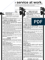 Meralco Maintenance Schedule (July 4, 2011 - July 9, 2011)