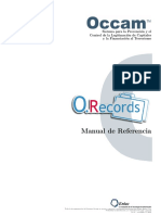 O.Records - Manual - Spanish