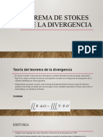 Teorema de Stokes y de La Divergencia