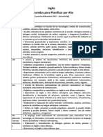 Contenidos para Planificar Por Año