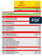 Lista de Precios Mayorista