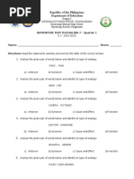 Summative Test (Grade 7)