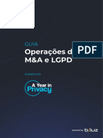 Guia Operações de M&A e LGPD