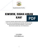 Laporan Pokja Adat - Kiwirok Papua