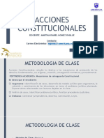 Acciones Constitucionales Clase 1