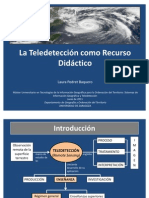 Presentación Proyecto: La Teledetección Como Recurso Didáctico.