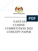 Fantasy Cuisine Competition 2022 Judging Forms
