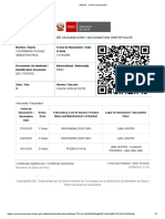 MINSA - Carnet Vacunación Sebastián Contreras