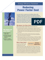 Energy Efficiency Factsheet - Reducing Power Factor Cost