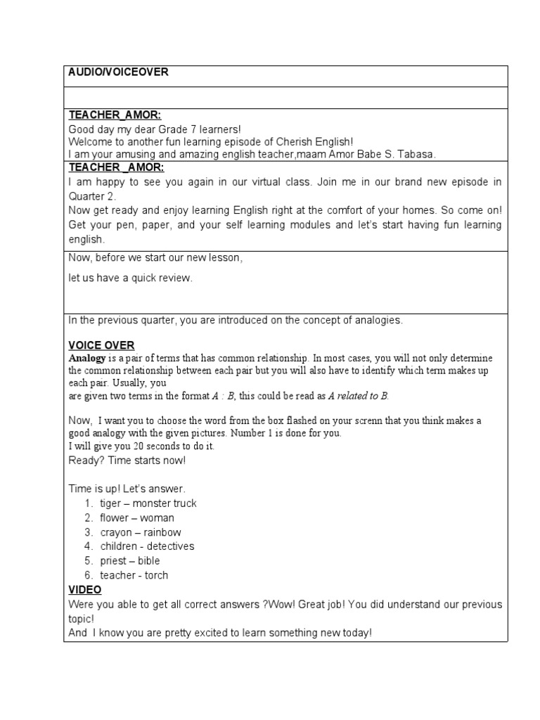 Understanding Analogies in English | PDF | Analogy | Poetry