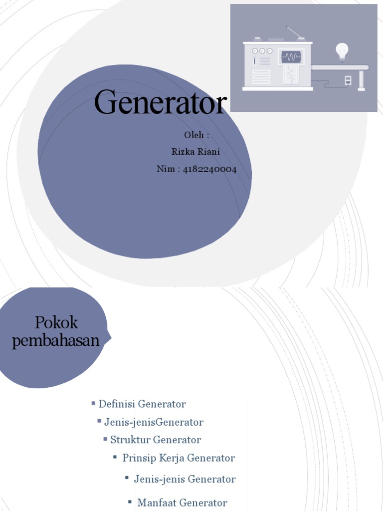 Struktur dan Jenis Generator AC/DC | PDF