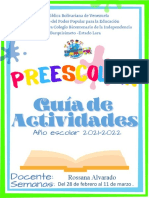 Preescolar Ii. Del 28 de Febrero Al 11 de Marzo.