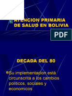 ATENCION PRIMARIA DE SALUD EN BOLIVIA (dISK 3)