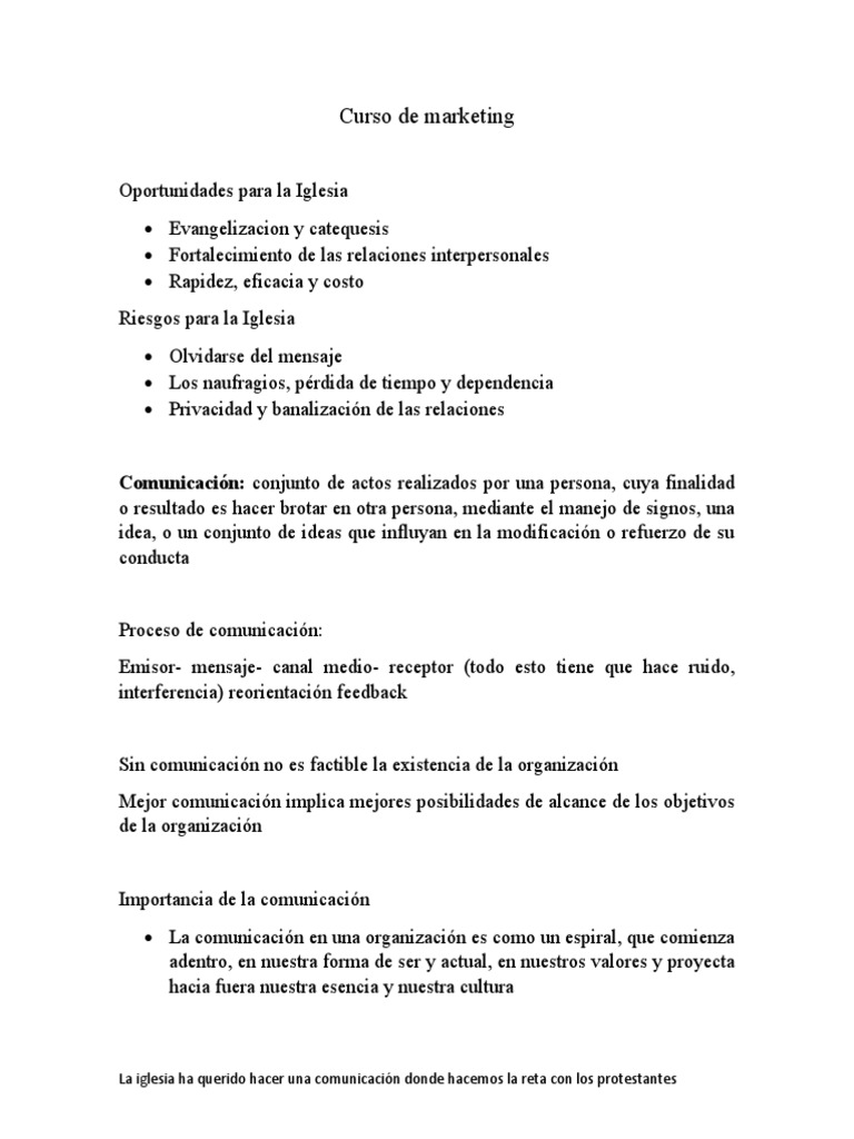 Curso de Marketing | PDF
