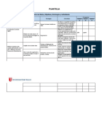 Metas para Informe y Examen