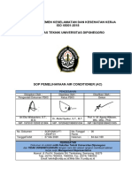 Sop Pemeliharaan Air Conditioner Ac