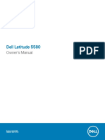 Dell Latitude 5580: Owner's Manual