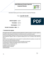 Instrumentación Didáctica Topografía-Arquitectura